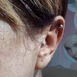 Gömb hatàs #ball #gömbök #ezust #nikkelfree #tragus #traguspiercing#earringjewelry #earringstagram #earringsoftheday #faschionstyle#excellent #fregnent #convenient #perfect #