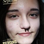 Septum piercing